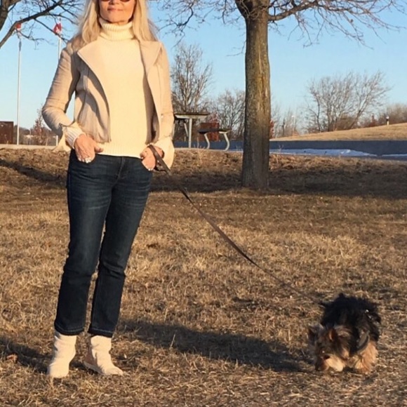 Daniel Leather and linen dress and jacket - Picture 14 of 14